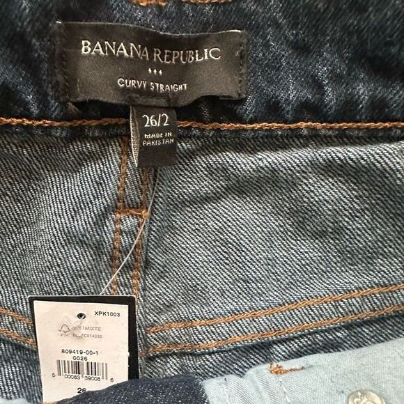 Banana Republic Factory Curvy Straight High Rise size 26/2 - Picture 6 of 12